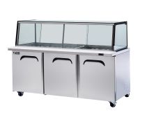 Fresh Refrigeration FMU-72GC Glass Canopy 1839mm Wide 531L Sandwich, Salad & Noodle Bar