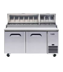 Fresh Refrigeration FPT-67 Two Door 1700mm Wide Pizza Prep Table, 572L 
