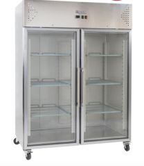 Exquisite GSC1410G Upright Gastronorm Chiller with Glass Door