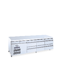 Williams HUBC8 Underline Broiler Counter 6 Drawer Refrigerator