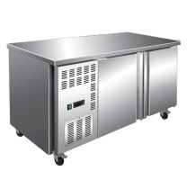 Thermaster TS1200TN 600 Series Refrigerated 2 Door Stainless Steel Workbench